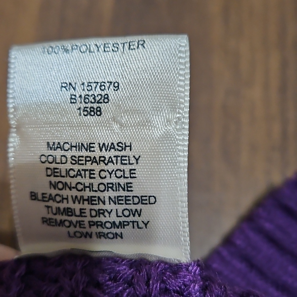 Blair Purple Knit Top - Picture 7 of 8